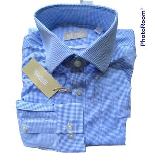 NWT Michael Kors mens medium slim fit dress shirt